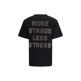PINKO Black Cotton T-Shirt