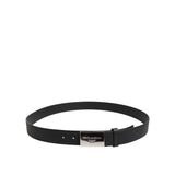 Dolce & Gabbana Black Calfskin Regular Belt