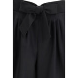 Valentino Black Wool Bermuda Shorts