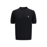 Prada Black Fleece Wool T-Shirt