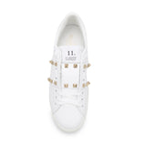 Valentino Garavani White Leather Low Top Sneakers