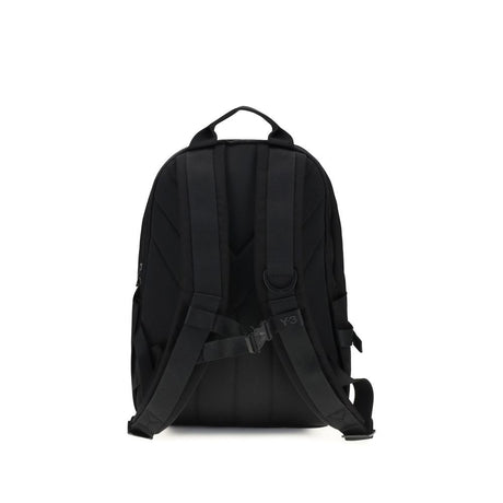 Y-3 Black Polyester Backpack