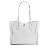 Michael Kors White Canvas Tote Bag