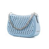 Michael Kors Blue Canvas Handbag