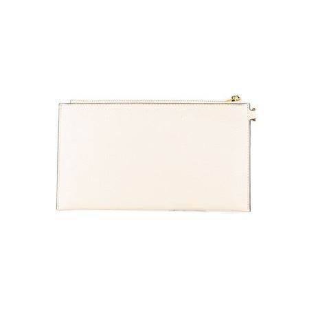 Michael Kors Beige Leather Clutch Bag
