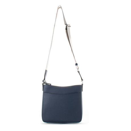 Michael Kors Blue Canvas Crossbody Bag