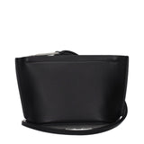 Salvatore Ferragamo Black Leather Clutch Bag