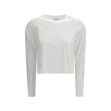 Loulou De Saison White Cotton Long Sleeve T-Shirt