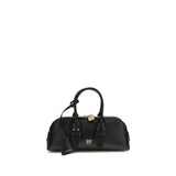 PINKO Black Calf Leather Bos Taurus Handbag