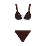 Oséree Brown Polyamide Bikini