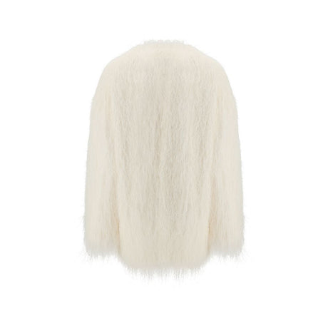 Loulou De Saison White Polyester Coat