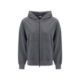 Brunello Cucinelli Gray Cotton Sweatshirt