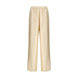 Loulou De Saison Beige Viscose Casual Pants