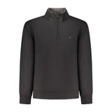 Coveri Moving Black Cotton Men Sweatshirt