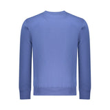 Coveri Moving Blue Cotton Men Sweatshirt