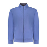 Coveri Moving Blu Cotton Men Sweatshirt