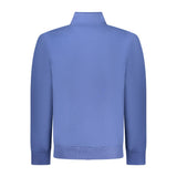 Coveri Moving Blu Cotton Men Sweatshirt