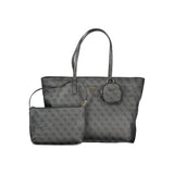 Guess Jeans Grigio Poliuretano Women Handbag