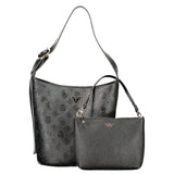 Guess Jeans "Nero Poliuretano Woman Bucket Bag"