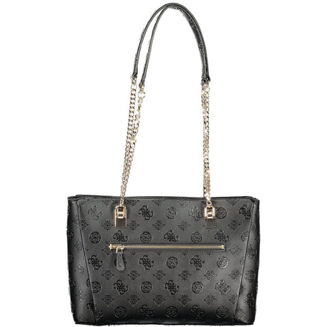 Guess Jeans Nero Poliuretano Women Handbag