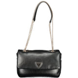 Guess Jeans Nero Poliuretano Women Handbag