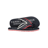 Tommy Hilfiger Blue Polyurethane Men's Slide Sandal