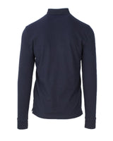 Armani Exchange Blue Cotton Polo Shirt