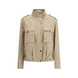 Brunello Cucinelli Beige Cotton Coat