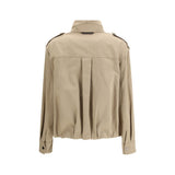 Brunello Cucinelli Beige Cotton Coat