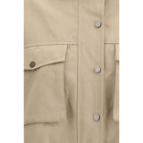 Brunello Cucinelli Beige Cotton Coat