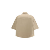 Brunello Cucinelli Beige Cotton Shortsleeve Shirt