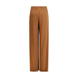 Fabiana Filippi Brown Viscose Casual Pants