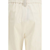 Fabiana Filippi Beige Cotton Casual Pants