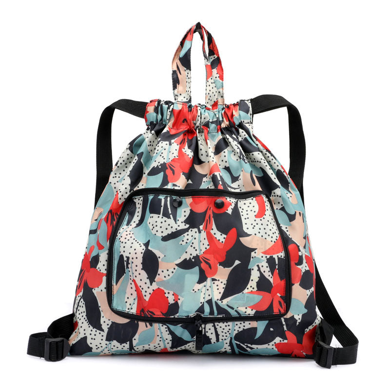 Waterproof Folding Drawstring Storage Backpack