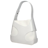 Salvatore Ferragamo White Leather Shoulder Bag