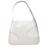 Salvatore Ferragamo White Leather Shoulder Bag