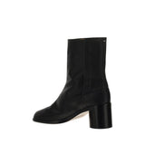 Margiela Brown Calf Leather Bos Taurus Ankle Boots