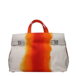 Salvatore Ferragamo Gray Fabric Handbag