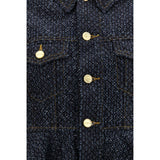 Ganni Blue Cotton Denim Jacket