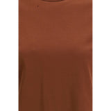 Brunello Cucinelli Brown Cotton T-Shirt