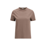 Brunello Cucinelli Brown Cotton T-Shirt