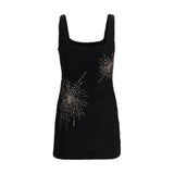 Staud Black Nylon Casual Dress