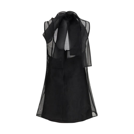 Staud Black Polyester Casual Dress