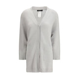 Fabiana Filippi Gray Wool Cardigan
