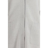 Fabiana Filippi Gray Wool Cardigan