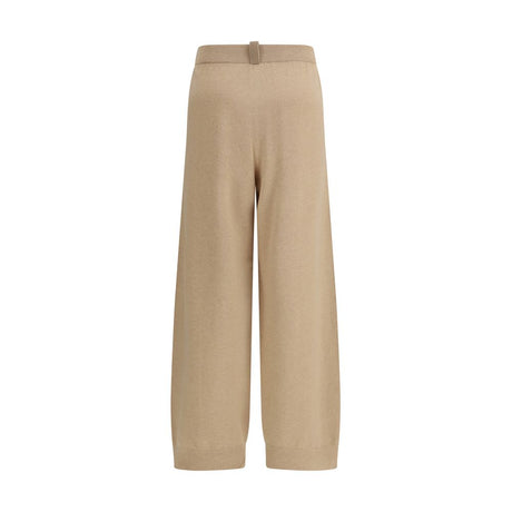 Fabiana Filippi Beige Wool Oves Aries Casual Pants