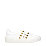 Valentino Garavani White Leather Low Top Sneakers