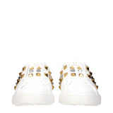 Valentino Garavani White Leather Low Top Sneakers