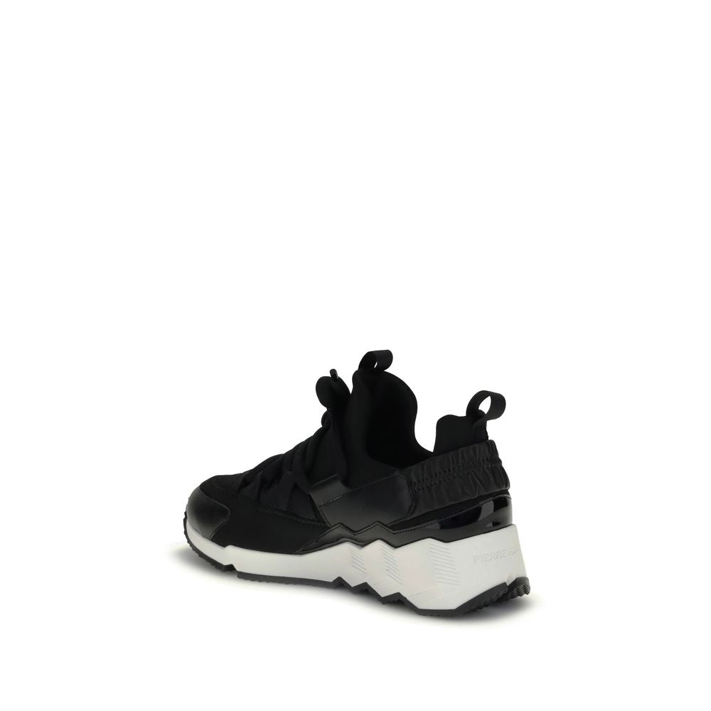 Pierre Hardy Black Neoprene Athletic Sneakers