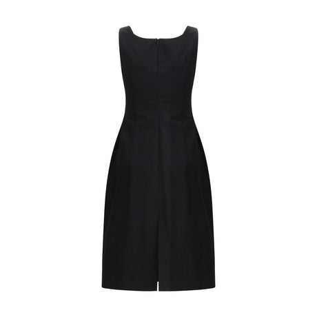 Magda Butrym Black Cotton Casual Dress